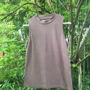 Madewell sleeveless blush top size S